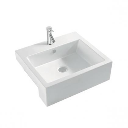 Square semi-recessed basin (5157)