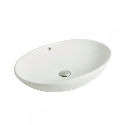 Oval bathroom vessel sink (3208B)